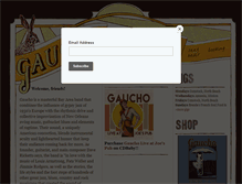 Tablet Screenshot of gauchojazz.com